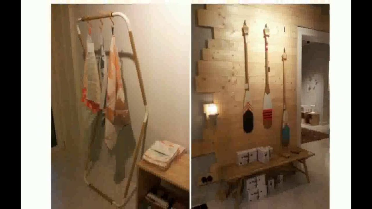 Wand mit holzscheiten youtube