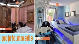 Decoração de Quarto no Projeto Moradia | Antes e Depois