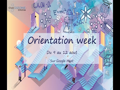 Orientation Week : Chimie des Produits Naturels et Chimie Macromoléculaire