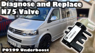 P0299 Underboost - N75 Valve Diagnosis and Replacement - VW / Audi / Seat / Skoda