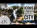 Arround Surabaya City 2021, View City Icons Part 05 || Keliling Kota Surabaya [4K]