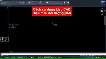 Lisp hiện màu đối tượng trong CAD | Thủ thuật Autocad | I Love XD | Fuhoit #Shorts