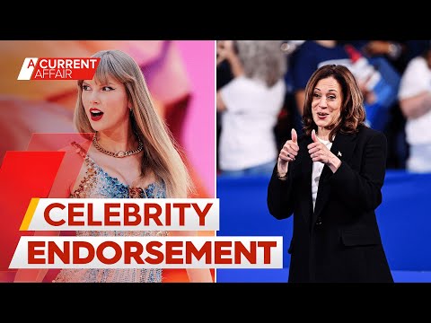 Americans turned off by Swift's election endorsement, research says | A Current Affair