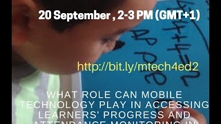 Webinar 2: Assessing Learner Progress and Attendance Monitoring