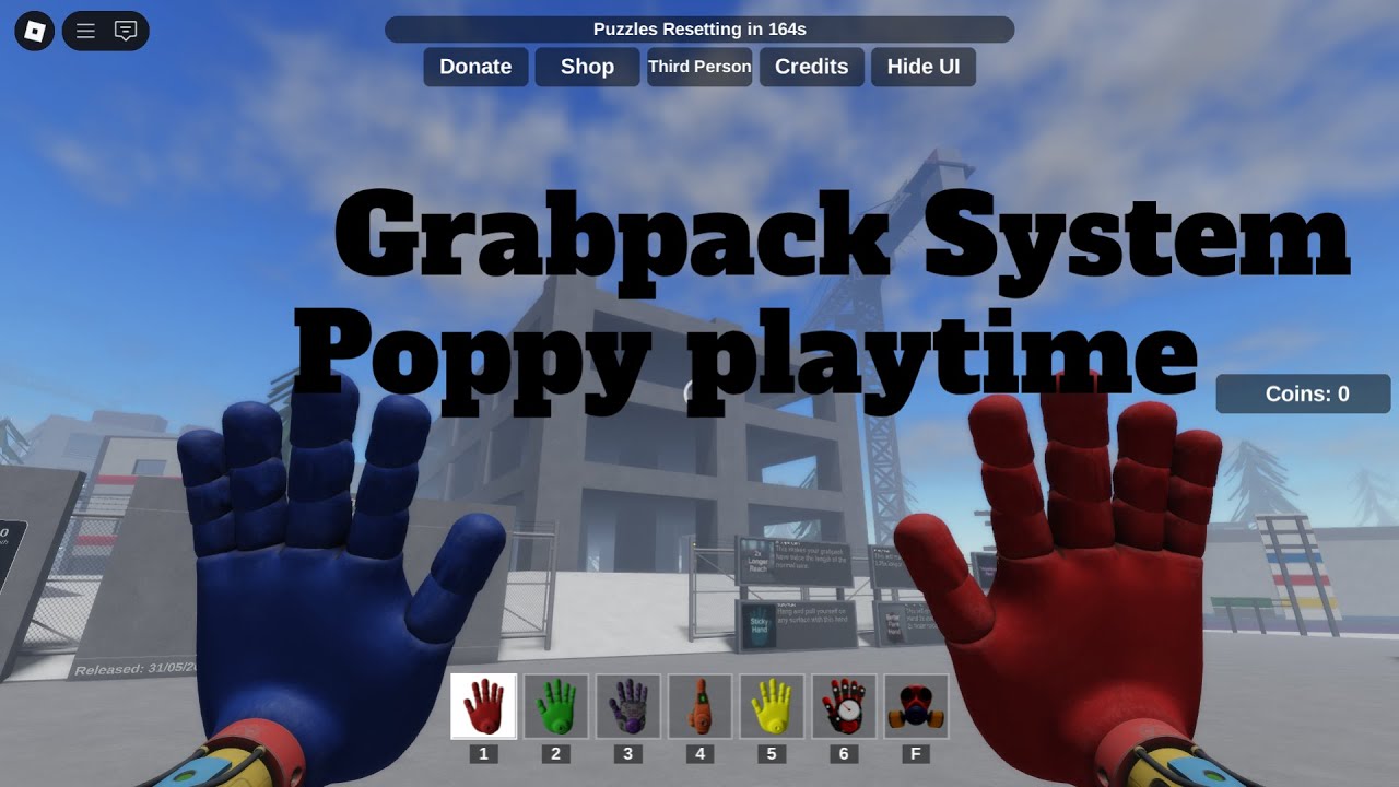 Poppy Playtime GrabPack System test - YouTube