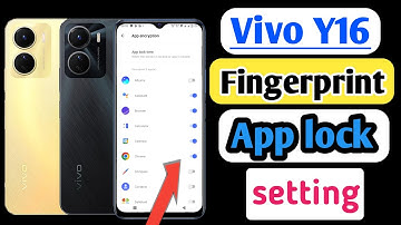 Vivo y16 fingerprint app lock/Vivo y16 me app lock kaise kare/vivo apps lock setting