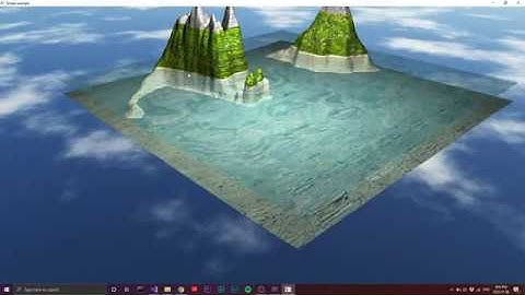 Vertex manipulation using the shader demo