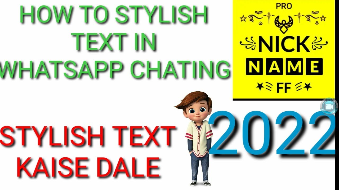Stylish text chat in whatsapp stylish text kaise likhe how to use
