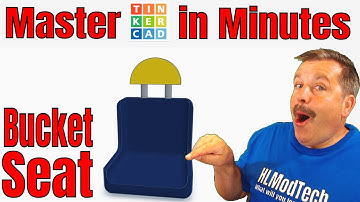Make A Bucket Seat in Tinkercad & Save it as a Part Absolute Beginner