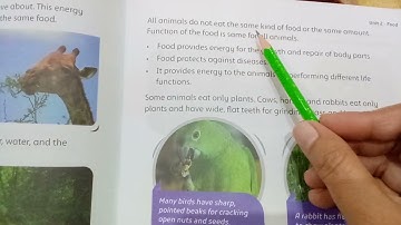 Oxford Supplementary Reading Material Understanding Stem Grade 3 Unit 2 Food Reading page 14,15,16