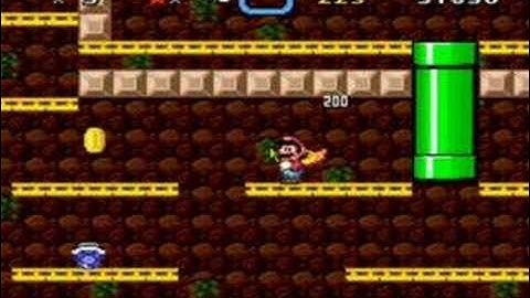 Super Mario World Custom Level: Digging Deep