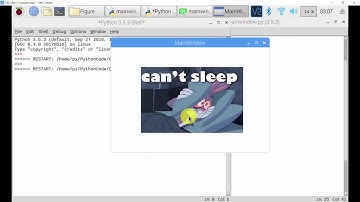 Demo Raspberry Pi PyQt Course( play gif image) by TESR