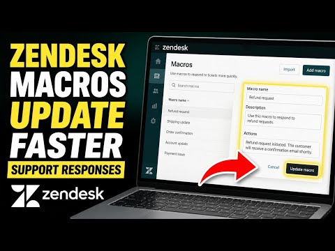 How to update Zendesk macros for faster customer support responses - Easy Tutorial thumbnail