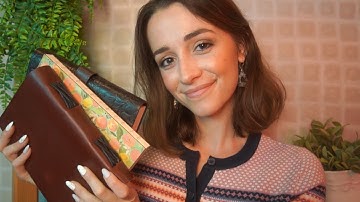 ASMR | Stationery Store Roleplay (writing, pen testing, tapping, explaining, page turning)