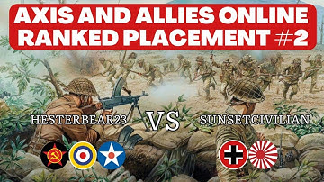 Axis and Allies Online - SunsetCivilian vs HesterBear23