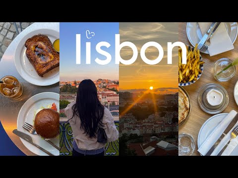 portugal 🇵🇹 2 days in lisbon, cafe hopping, sunset viewpoints, greek food, ceramics & shopping