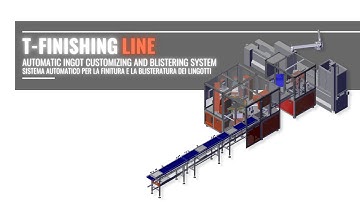 T-Finishing Line - Precious metal ingot hallmarking and blistering line