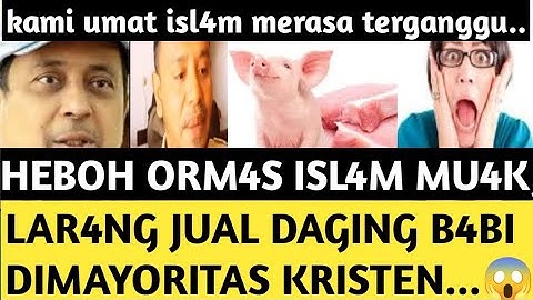 HEBOH ORM4S ISL4M NTT MENOLAK KER4S JUAL DAGING B4BI TAK LAMA USAI H4IK4L LAR4NG JUAL B2..