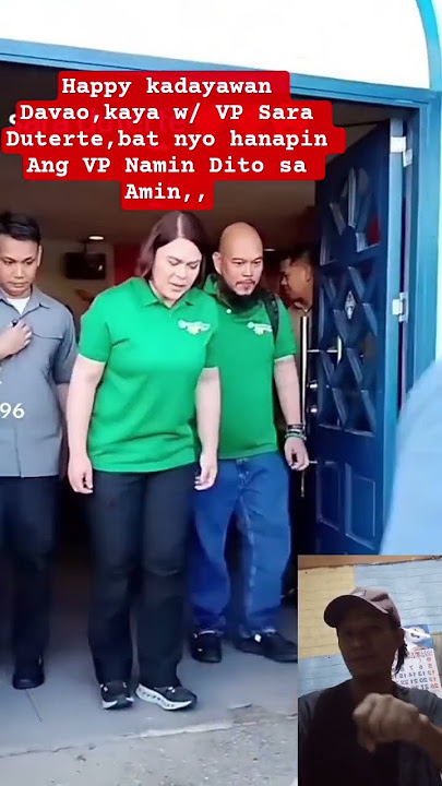 Padayun lang tabang sa taong masa pilipino VP Sara Duterte.