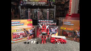 Transformers generation one complete Inferno. G1 vintage collection. Generations boxed variants.