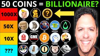 50 BEST *CRASHED* MEME COINS TO BUY NOW - NEW COIN TO 500-1000X!