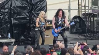 DORO: "I Rule The Ruins/Earthshaker Rock" (live, Warlock cover) 'Hells Heroe's VI' Houston, TX 2024