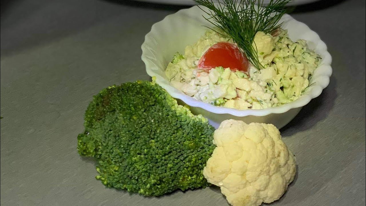 Surówka brokułowo-kalafiorowa. Thermomix Tm6 Gotuj z Paulitą