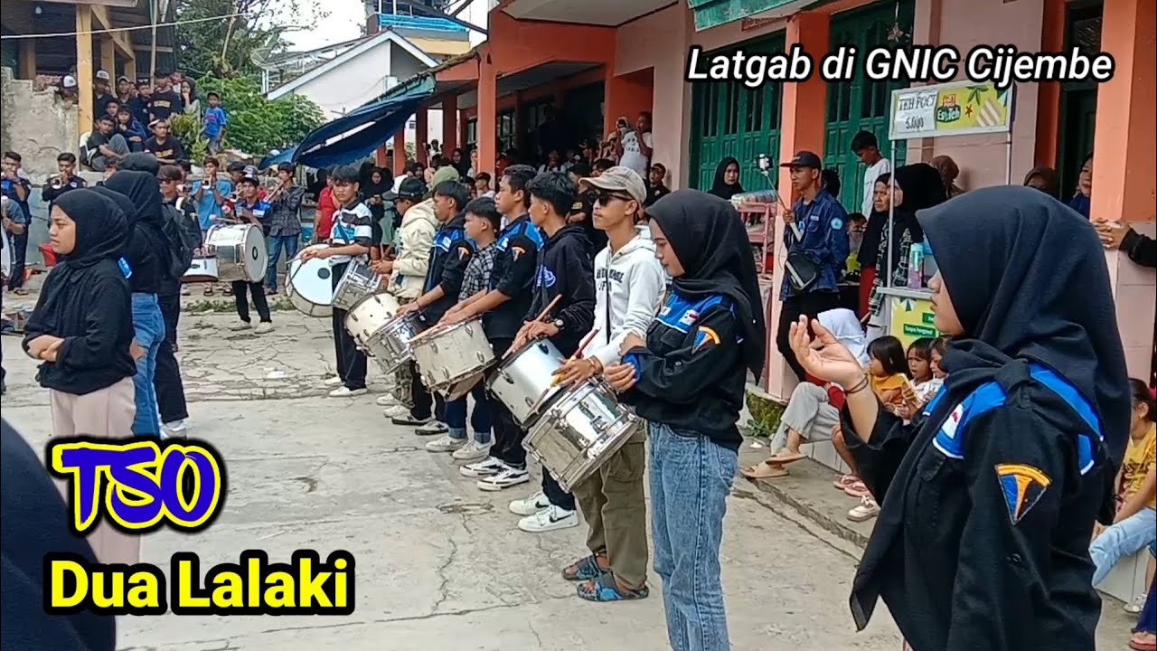 Sedap.. Dua Lalaki Versi Drumband TSO Latgab Dimabes GNIC Cijambe || Latihan Drumband Gabungan