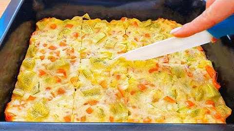 Why didn't I know this recipe before? Very tasty and healthy! Vegetable casserole. Casserole recipes