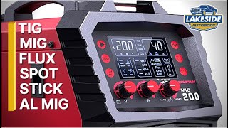 ARCCAPTAIN MIG200 6 in 1 Inverter Welder Review - Super Easy to Use!