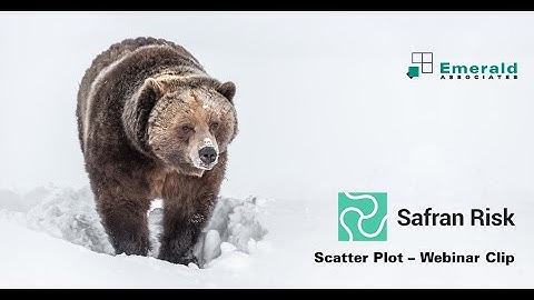 Safran Risk Webinar Clip - Scatter Plot