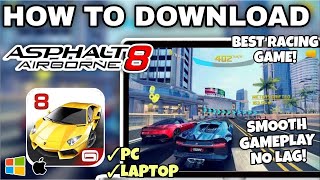 كيفية تنزيل وتشغيل لعبة ASPHALT 8 على الكمبيوتر الشخصي أو المحمول - الدليل الكامل (2026) screenshot 1