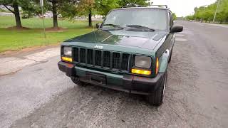 2001 Jeep Cherokee Sport 4x4 4.0L XJ walk-around and test-drive 2001 Jeep Cherokee Sport