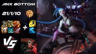 BOTTOM Jinx vs Swain - NA Master Patch 14.10