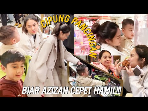 AZIZAH FULL NGASUH CIPUNG SEHARIAN JALAN2 DI LONDON!! ARHAN GA SABAR PUNYA BABY…