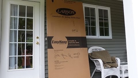 Larson Storm Door Installation Highlights -Signature (188879)