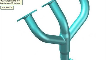 AutoCAD 2014 3D Tutorials, Project oriented, Step by step Preview Manifold 01