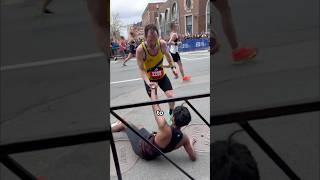 They Helped Him Get To The Finish Line 👏