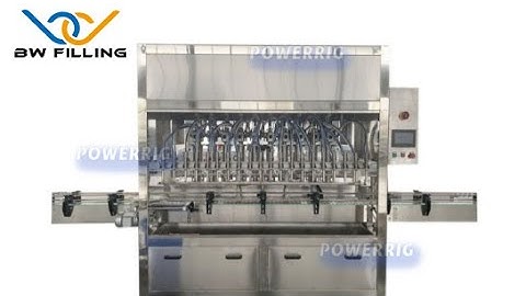 Oil Filling Machine: One minute to show you how does machine fill automatically