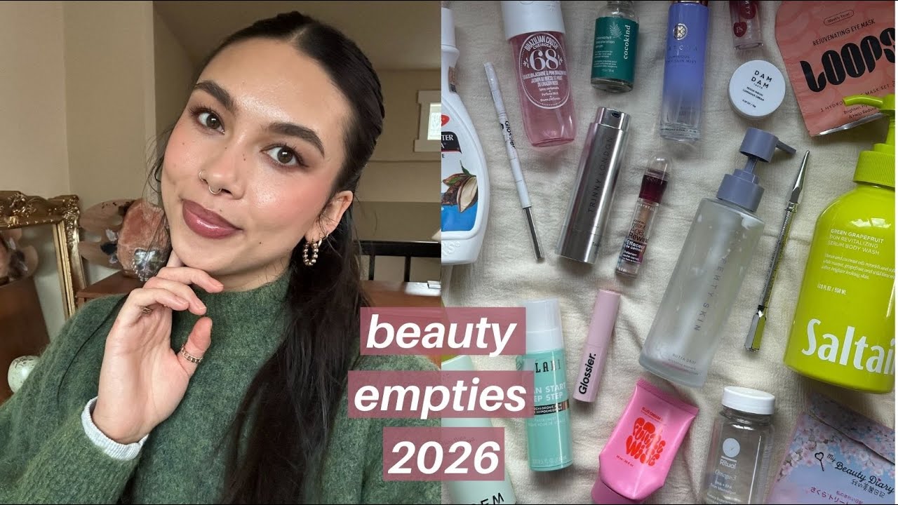 Использованные средства для красоты и ухода за кожей! Продукты, которые я использовала до конца |...