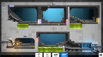 Bridge Constructor Portal   Portal Proficiency DLC   level 3 low budget solution