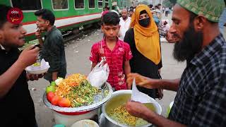 Hard Working old man selling SPECIAL Masala Jhal Muri - Bangladeshi street food | Bhairab