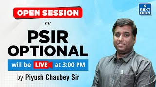 Open Session on PSIR Optional by Piyush Chaubey Sir | UPSC Optional screenshot 4