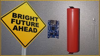 Как переделать LED аварийный фонарь (лампы), установка li-ion аккумулятора