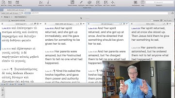 The Myth of Literal Translation (Luke 8.55)