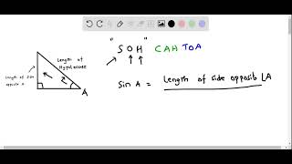 PreCalculus Sine ratio of angle A