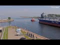 Live Shipping Movements At The Port Of Gdansk Poland. Cam A.  #D9Beats #ASMR