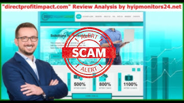 directprofitimpact.com" Review Analysis by hyipmonitors24.net