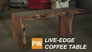 Building a Live-Edge Coffee Table