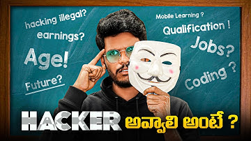 Hacker avvali ante? How to Become a Hacker? Common Beginner Doubts Answered #telugu #ethicalhacking